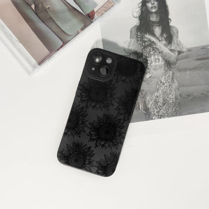 Lovmooful Compatible for iPhone Case Cute Cool  Black Design