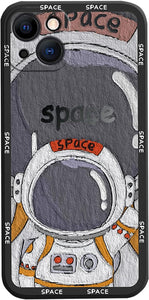 Case for iPhone Cool Cartoon Astronaut Space Design