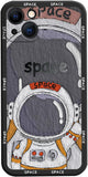 Case for iPhone Cool Cartoon Astronaut Space Design