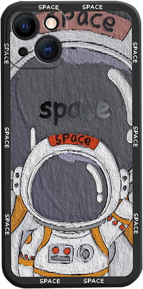Case for iPhone Cool Cartoon Astronaut Space Design