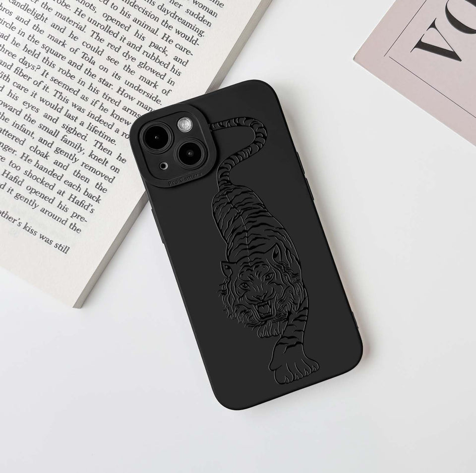 Lovmooful Compatible for iPhone Case Cute Cool  Black Design