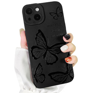 Lovmooful Compatible for iPhone Case Cute Cool  Black Design
