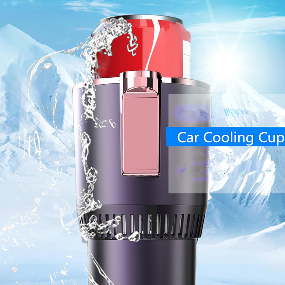 2-in-1 Car Cup Warmer & Cooler with Temperature Control
