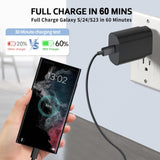 20-45W Super Fast Charging Wall Charger with 6FT Type C to C Cable