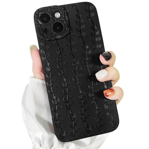 Lovmooful Compatible for iPhone Case Cute Cool  Black Design