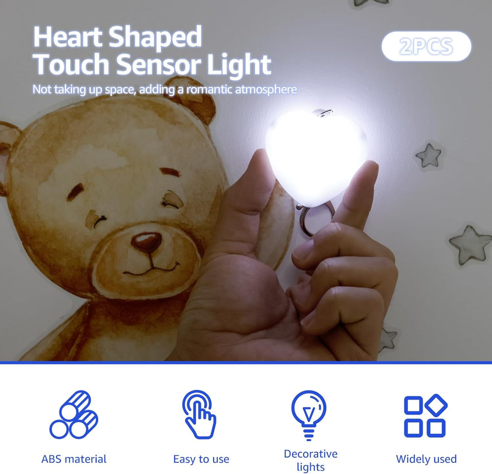 Purse Glow Heart Light, LED Automatic Sensor Purse Lamp