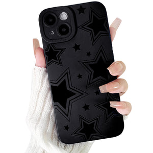 Lovmooful Compatible for iPhone Case Cute Cool  Black Design