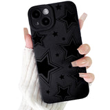 Lovmooful Compatible for iPhone Case Cute Cool  Black Design
