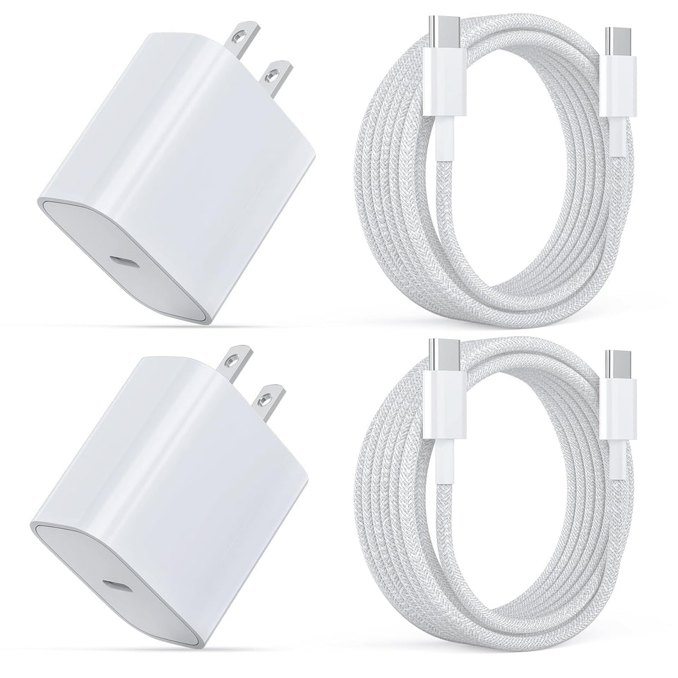 20-45W Super Fast Charging Wall Charger with 6FT Type C to C Cable
