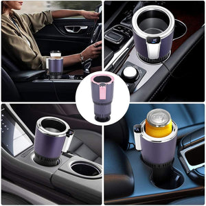2-in-1 Car Cup Warmer & Cooler with Temperature Control