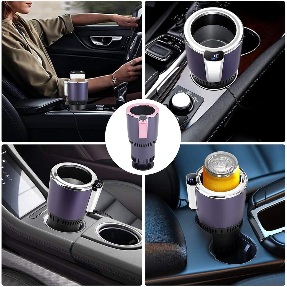 2-in-1 Car Cup Warmer & Cooler with Temperature Control