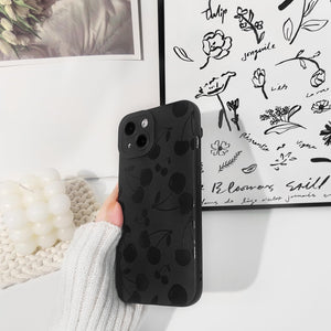Lovmooful Compatible for iPhone Case Cute Cool  Black Design
