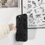 Lovmooful Compatible for iPhone Case Cute Cool  Black Design