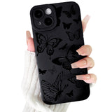 Lovmooful Compatible for iPhone Case Cute Cool  Black Design