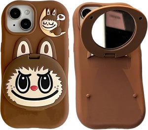 Phone Case for iPhone 14 15 16 Pro Max Case Silicone Cute labubu