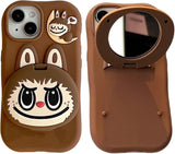 Phone Case for iPhone 14 15 16 Pro Max Case Silicone Cute labubu