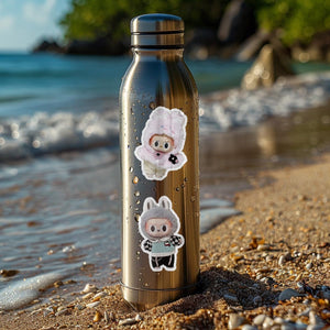 100 Pcs Cartoon Labubu Stickers, Cool Sticker  Waterproof Vinyl Decal