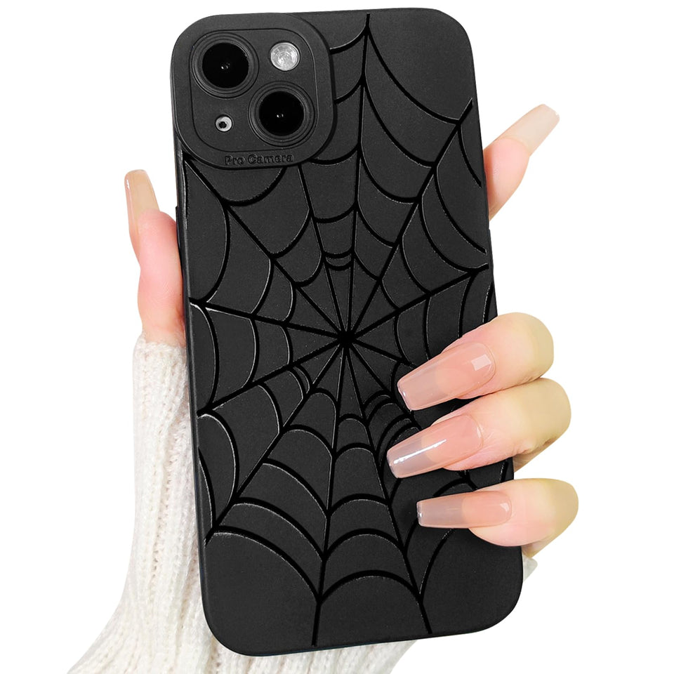 Lovmooful Compatible for iPhone Case Cute Cool  Black Design