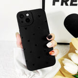 Lovmooful Compatible for iPhone Case Cute Cool  Black Design