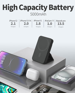 Magnetic Power Bank,5000mAh Mag-Safe Battery Pack