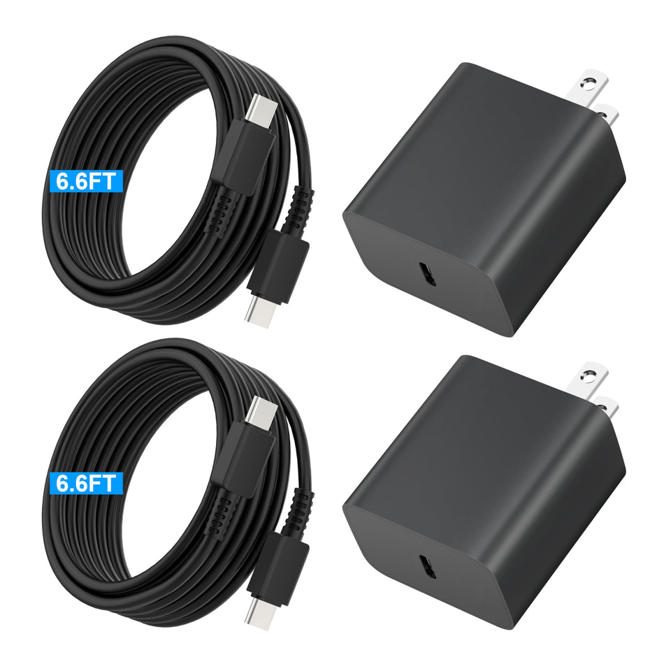 20-45W Super Fast Charging Wall Charger with 6FT Type C to C Cable