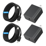 20-45W Super Fast Charging Wall Charger with 6FT Type C to C Cable