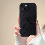 Lovmooful Compatible for iPhone Case Cute Cool  Black Design