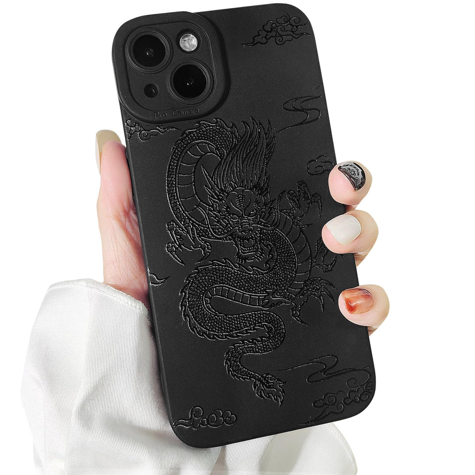 Lovmooful Compatible for iPhone Case Cute Cool  Black Design