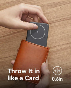 INIU for MagSafe Portable Charger, Ultra Slim 5500mAh 20W Magnetic Power Bank with Foldable Stand, USB-C in&Out Wireless Battery Pack, for iPhone 16/16 Plus/16 Pro/16 Pro Max, iPhone 15/14/13/12