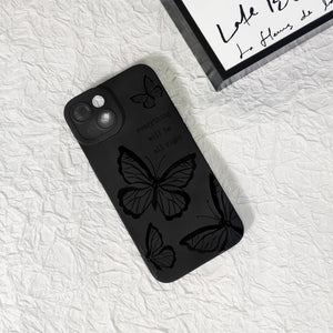Lovmooful Compatible for iPhone Case Cute Cool  Black Design