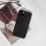 Lovmooful Compatible for iPhone Case Cute Cool  Black Design