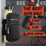 MINICUTE Magnetic Gym Bag Waterbottle Pouch Holder Carrier