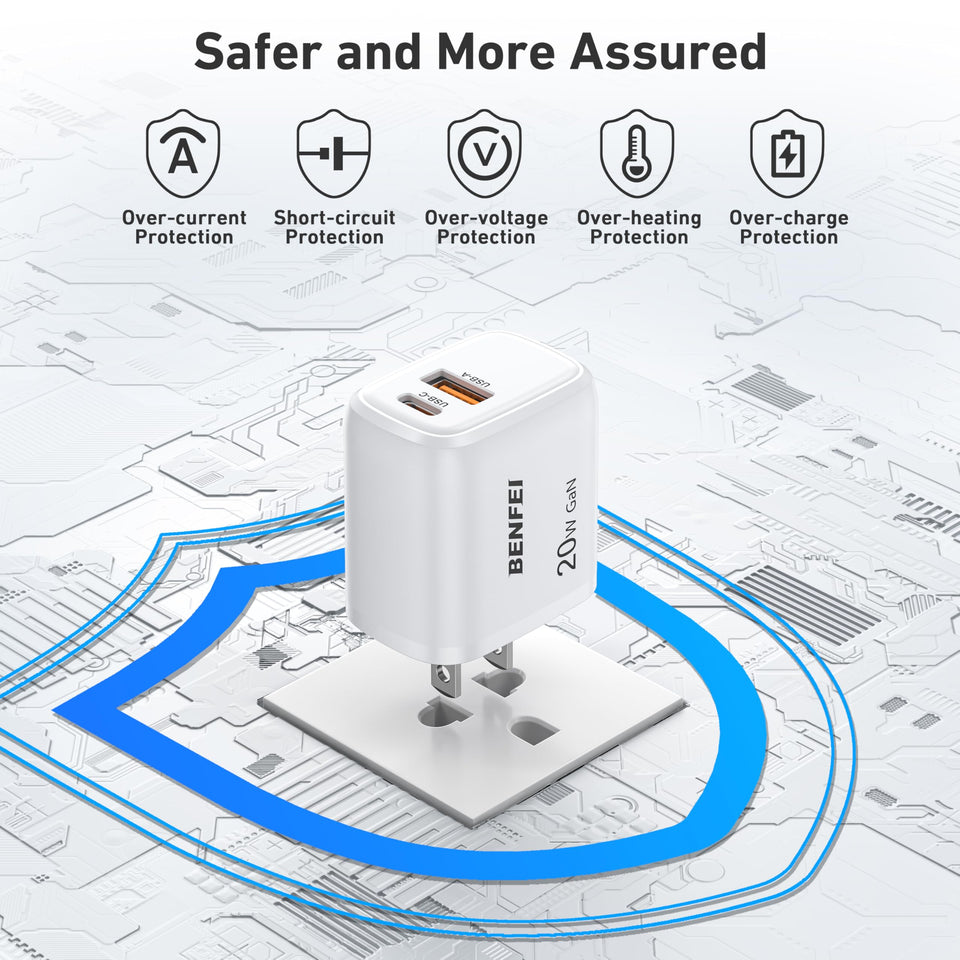 BENFEI USB C Charger, 20W Wall Charger