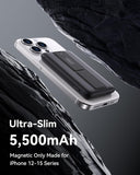 INIU for MagSafe Portable Charger, Ultra Slim 5500mAh 20W Magnetic Power Bank with Foldable Stand, USB-C in&Out Wireless Battery Pack, for iPhone 16/16 Plus/16 Pro/16 Pro Max, iPhone 15/14/13/12