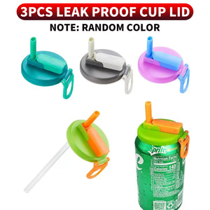 Silicone Straws Soda Can CoverReusable Can Lid